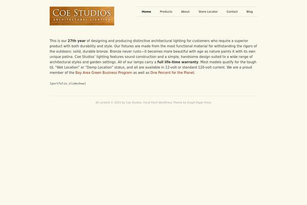 coestudios.com site used Focal-point