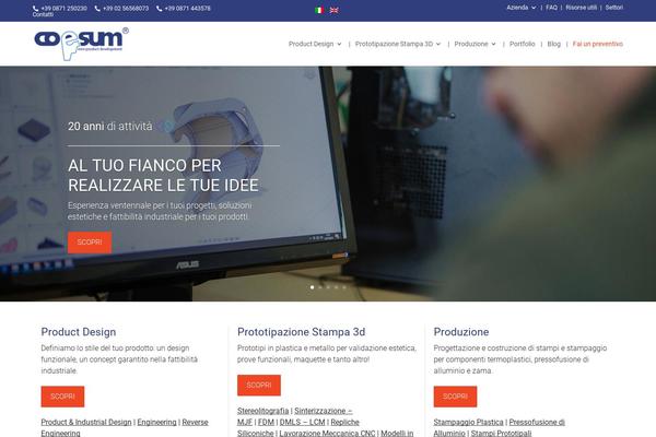 coesum.it site used Coesum-theme