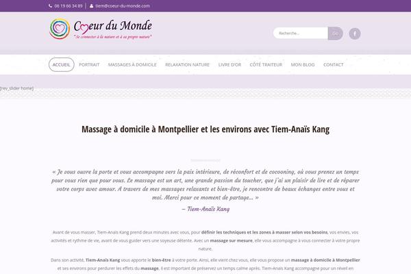 Dream Spa theme site design template sample