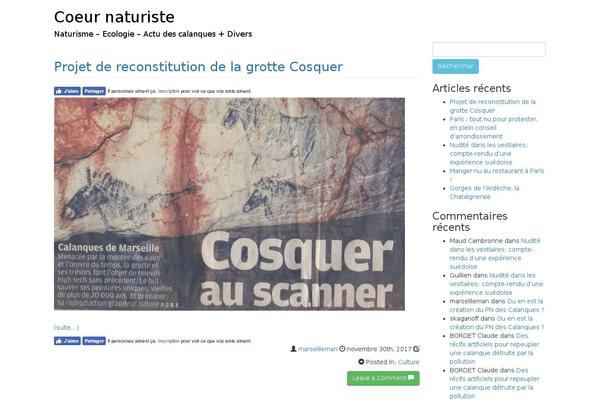 coeurnaturiste.com site used DevDmBootstrap3
