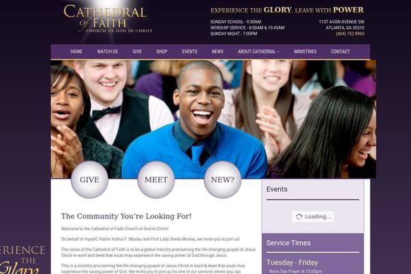 NativeChurch theme site design template sample