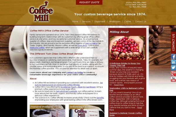 coffee-mill.com site used Design2wordpress