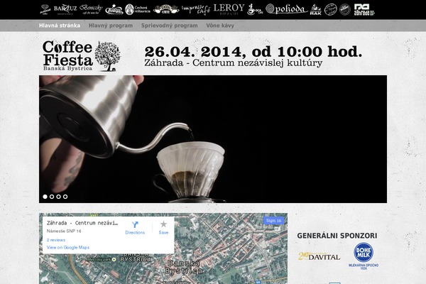 Fest theme site design template sample