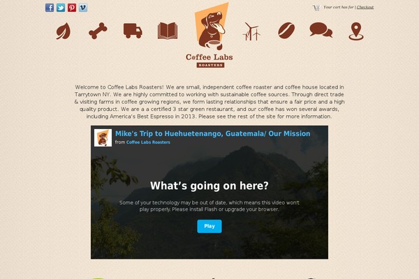 coffeelabs.com site used Coffeelabs-theme