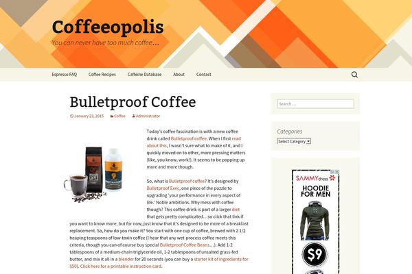 Twenty Thirteen theme site design template sample