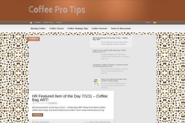 Headlines theme site design template sample