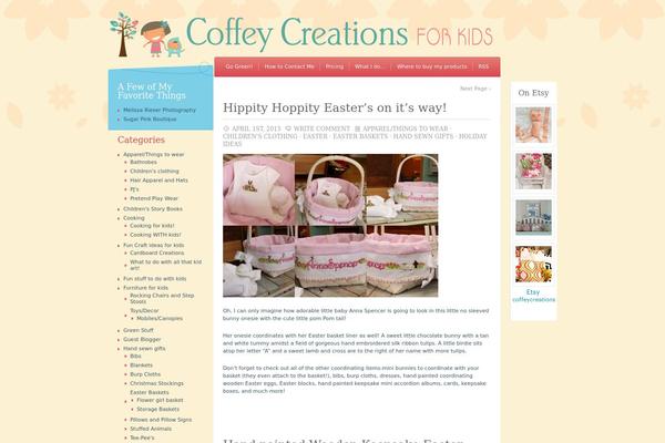 Crafty Cart theme site design template sample