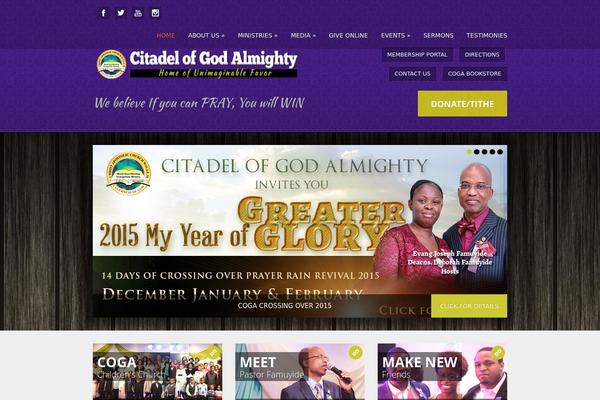 cogacathedral.com site used Mission