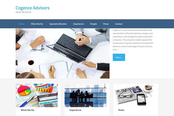 Enterprise Pro theme site design template sample