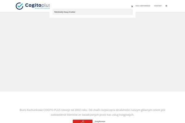 Cogito theme site design template sample