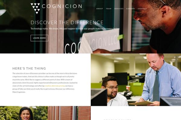 Salient theme site design template sample