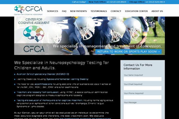 cognitive-assessment.com site used Wecare