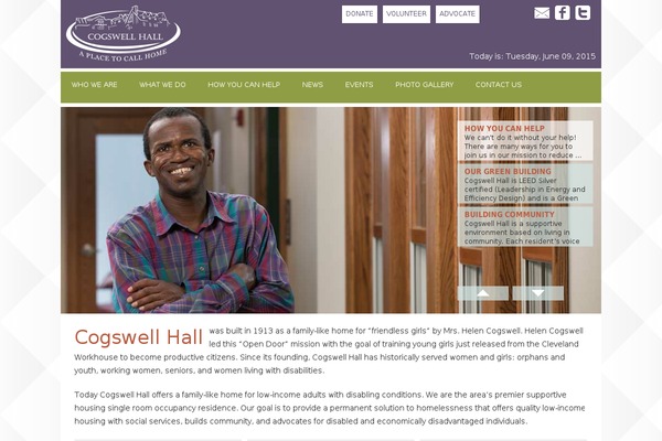cogswellhall.org site used True_north