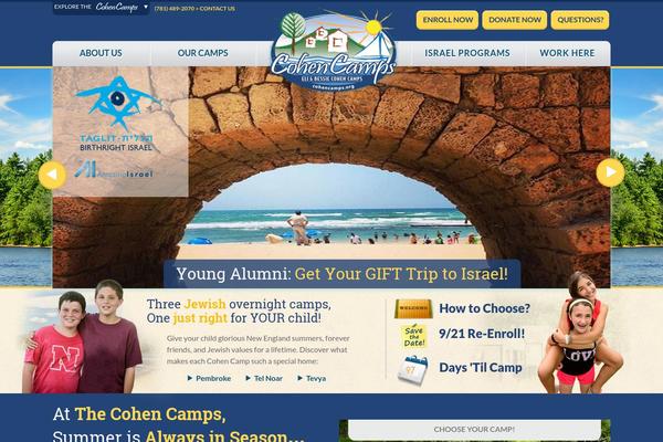 cohencamps.org site used Cohen