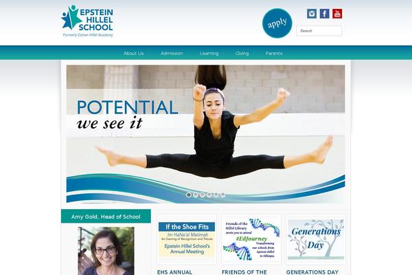 Site using WordPress Event Calendar plugin