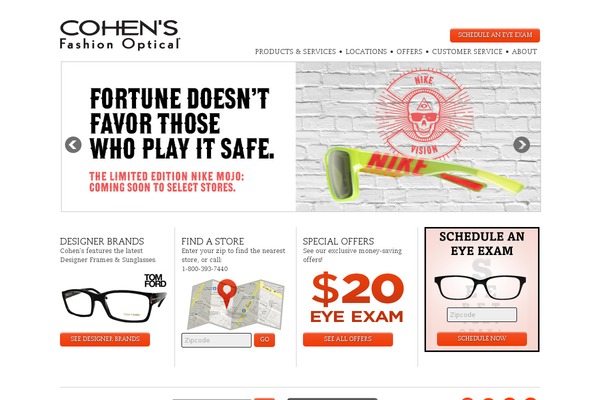 cohensfashionoptical.com site used Cohensnewshop
