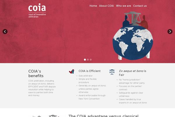 coia.org site used Caravan