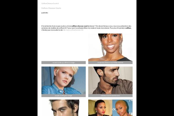 coiffurecheveuxcourts.fr site used Coiffure