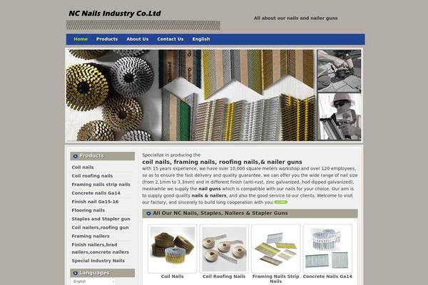 English theme site design template sample