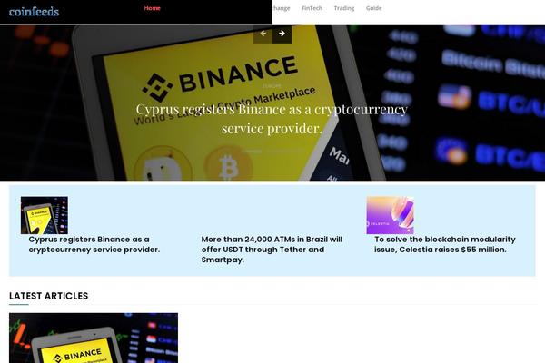 Site using Cryptocurrency-price-ticker-widget plugin