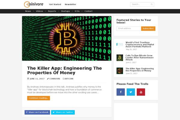 Site using Massive-cryptocurrency-widgets plugin