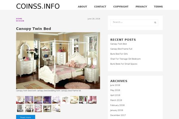 Twenty Fifteen theme site design template sample