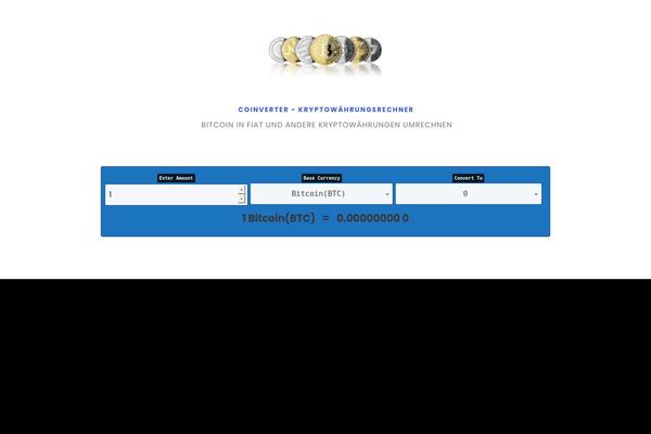Site using Cryptocurrency-price-ticker-widget-pro plugin