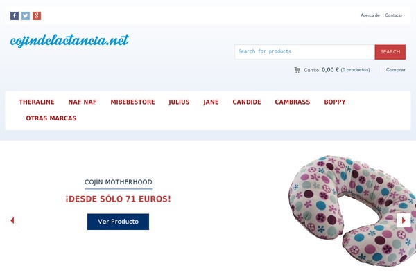 cojindelactancia.net site used Amz-theme