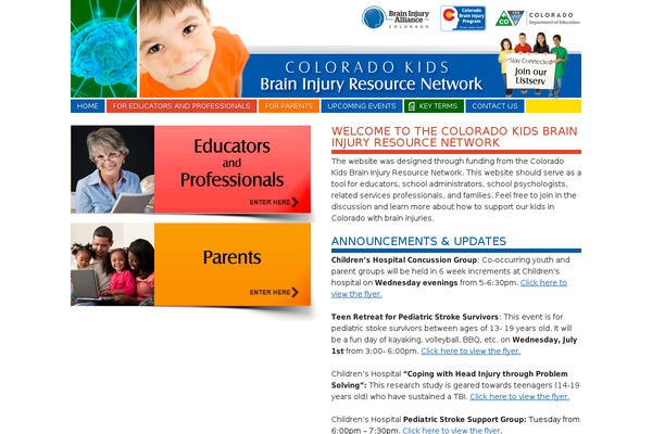 cokidswithbraininjury.com site used Tnt