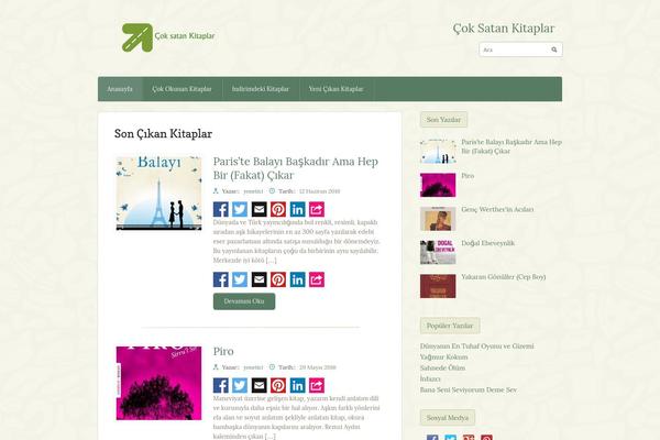 Petit theme site design template sample