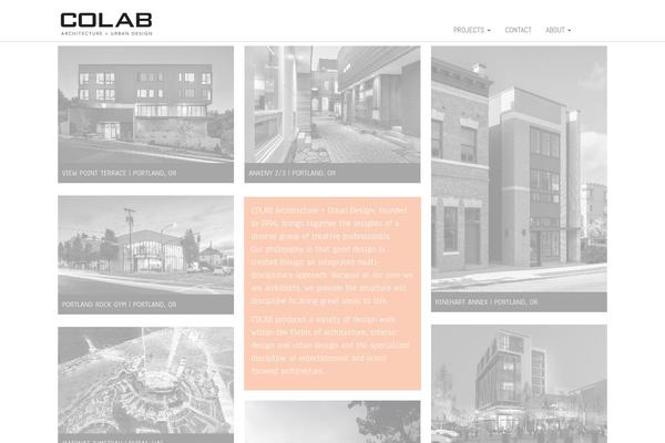 colabarchitecture.com site used Archetype-genesis