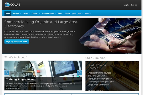 colae.eu site used Frisco for BuddyPress