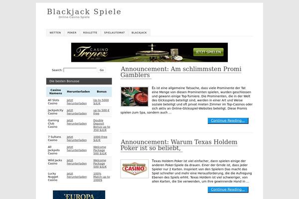 Imprint theme site design template sample