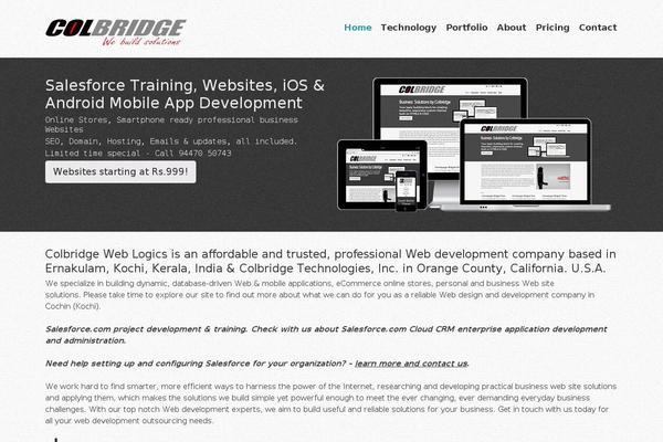 Quark theme site design template sample