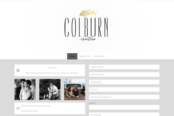 Creativo theme site design template sample