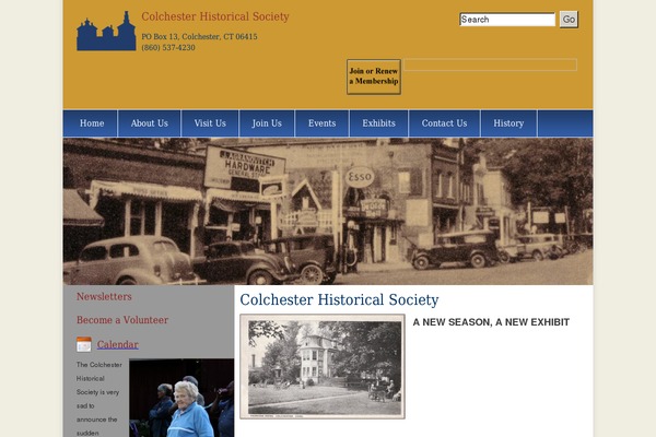 Chs theme site design template sample