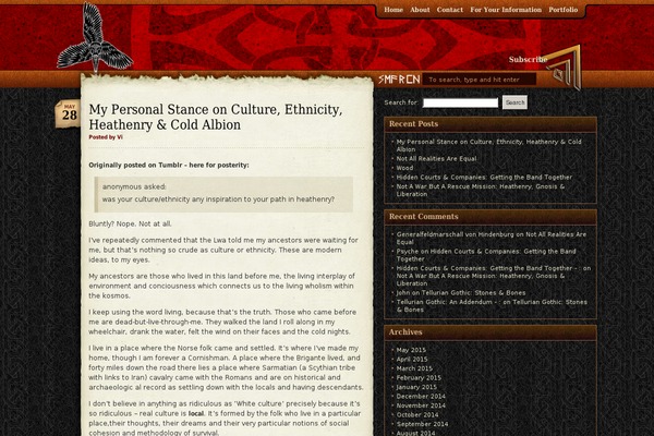 cold-albion.net site used raven