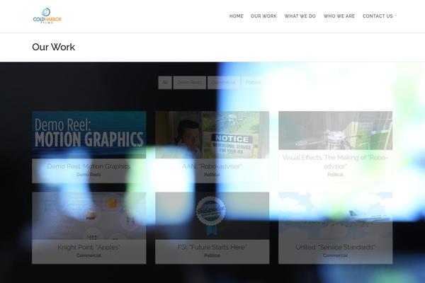 Tides theme site design template sample