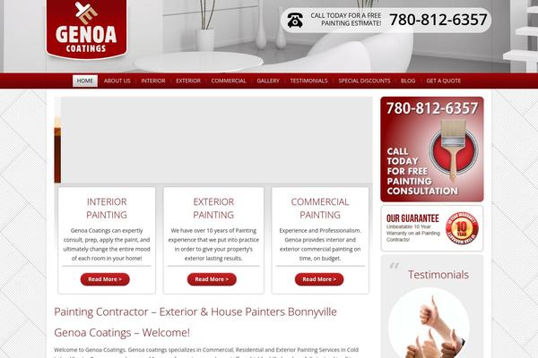 coldlakepainters.ca site used Genoa