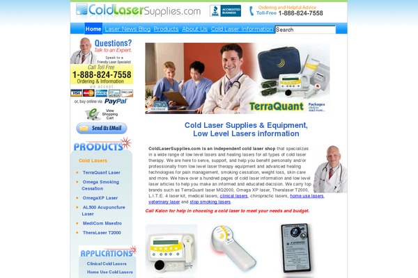 cold_laser theme websites examples