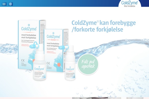 coldzyme.no site used Coldzyme