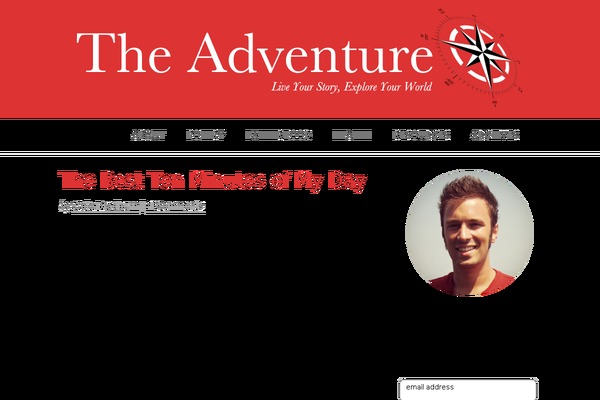 colebradburn.com site used Tribe Theme