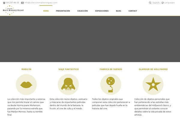 Jupiter theme site design template sample