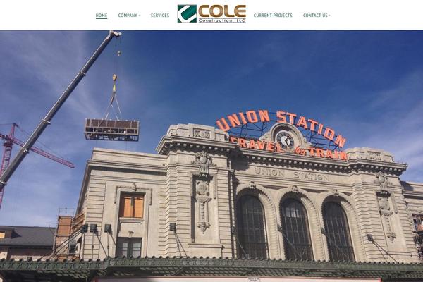 Renovation theme site design template sample