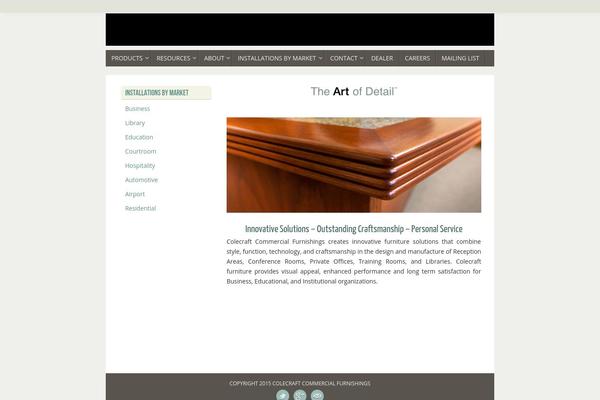 Tempera theme site design template sample