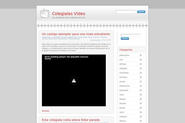 Modern Notepad theme site design template sample
