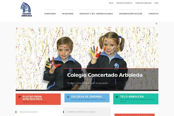 Buntington theme site design template sample