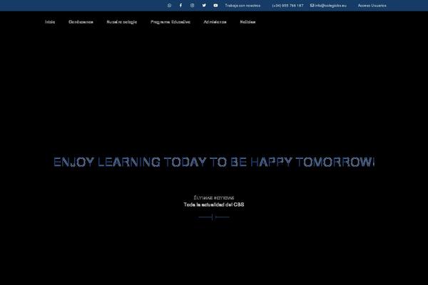 colegiobs.eu site used Eduma-child