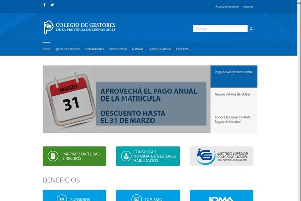 colegiodegestores.com.ar site used Avada_old