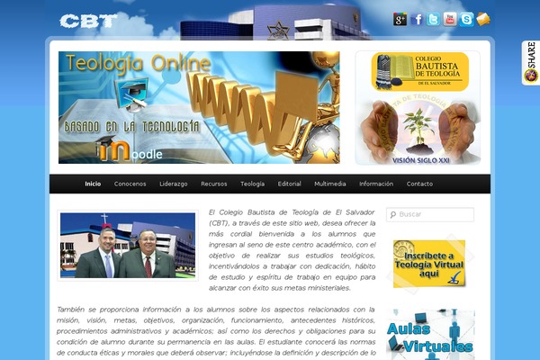 Cbt theme site design template sample